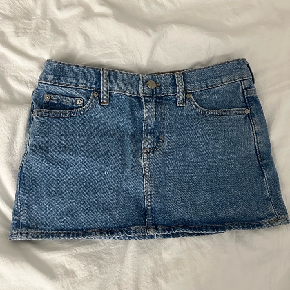 Denim Forum Blue Mini Skirt